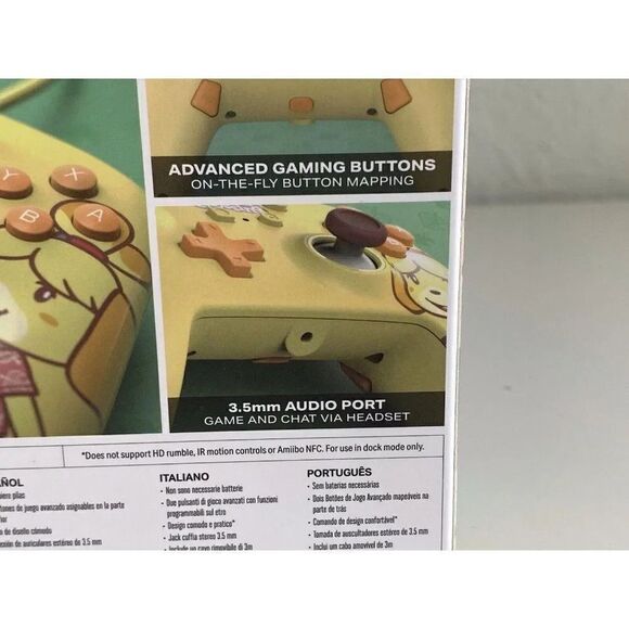 Power A Enhanced Wired Controller Nintendo Switch Animal Crossing Isabelle NEW - Picture 7 of 8